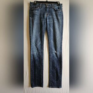 7 For All Mankind Jeans Women's 26 (30x31) Roxanne Low-Rise Medium Wash Stretch